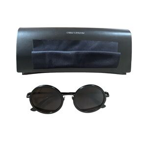 NWOT Saint Laurent Round Black Sunglasses